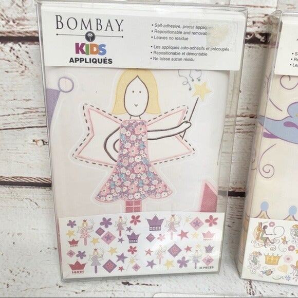 BOMBAY KIDS Fairy Princess Wall Decal Stickers and Border - Picture 2 of 6